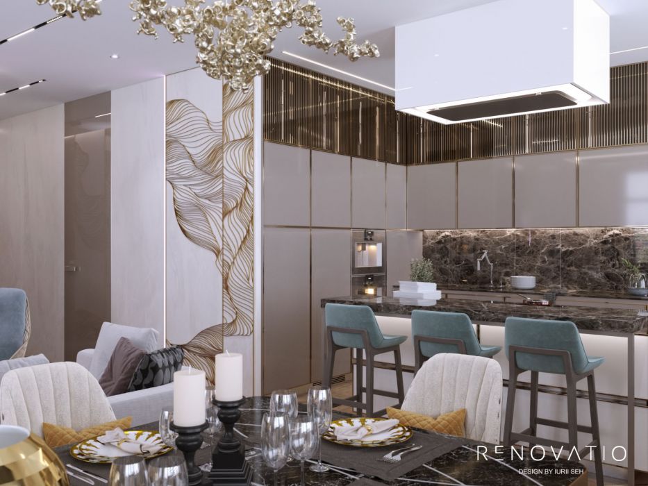 Projects - Apartments - Novopecherski Lypky - A photo  1