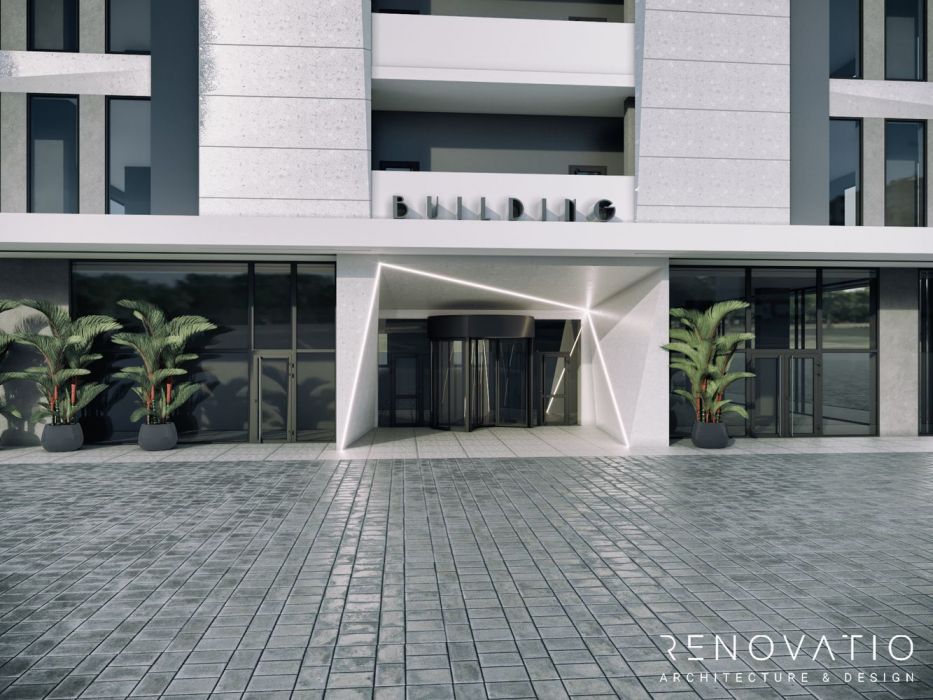 Projects - Facades - Facade Of An Office Building - A photo  1