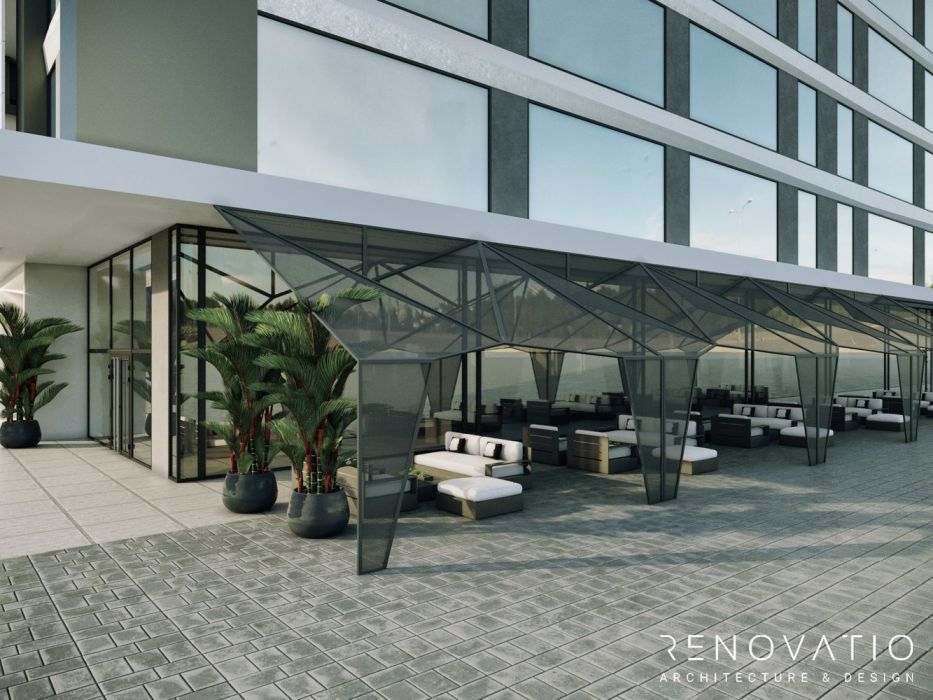 Projects - Facades - Facade Of An Office Building - A photo  2