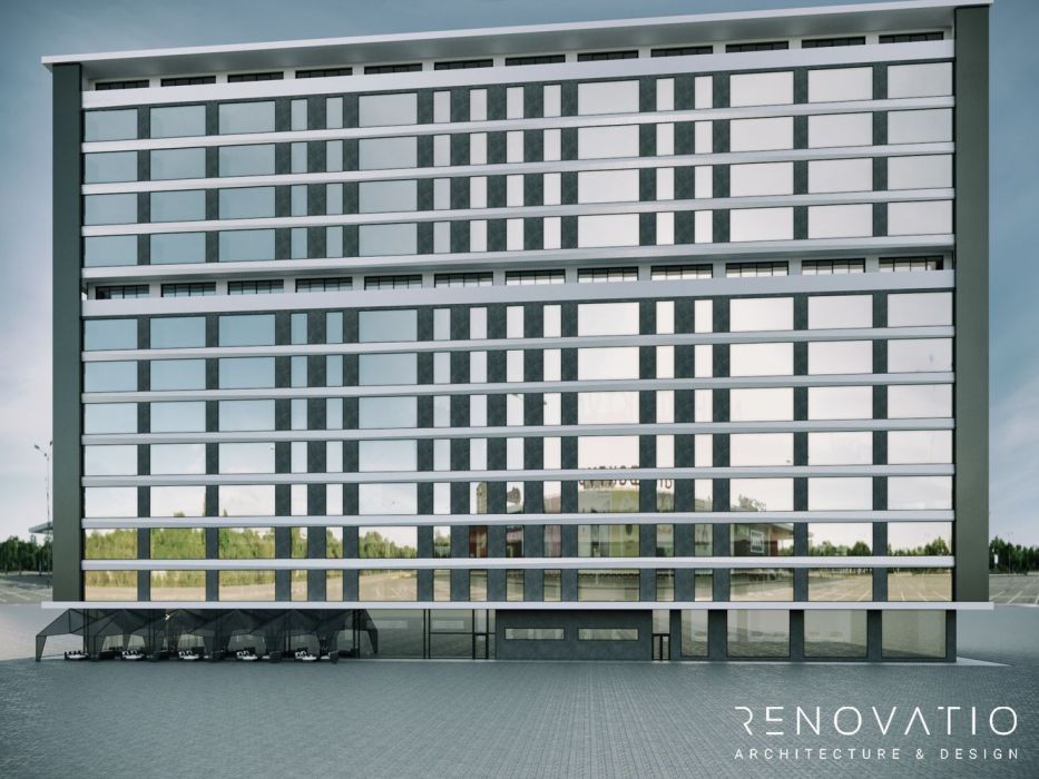 Projects - Facades - Facade Of An Office Building - A photo  4