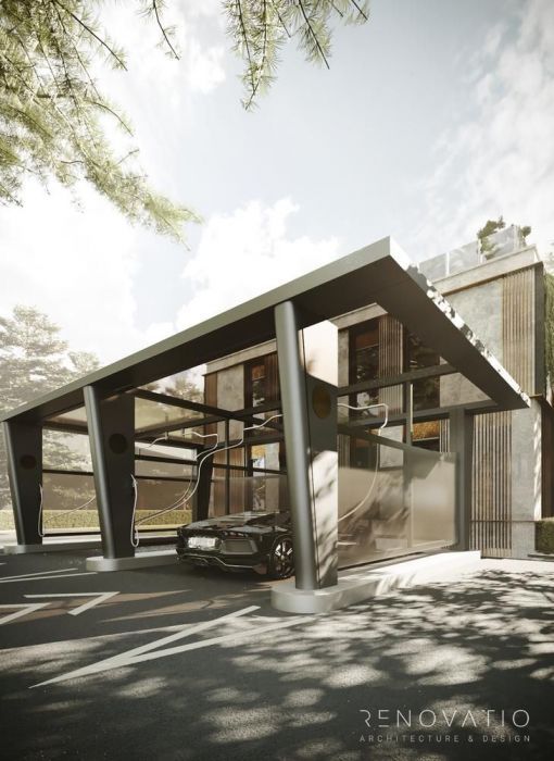 Projects - Facades - Restaurant In The Cottage Village Elysium - A photo  1