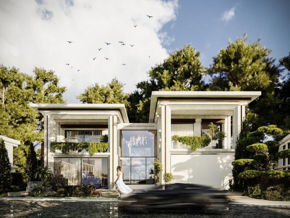 Projects - Facades - House 4951 Sq.ft. Pusha - A photo  5